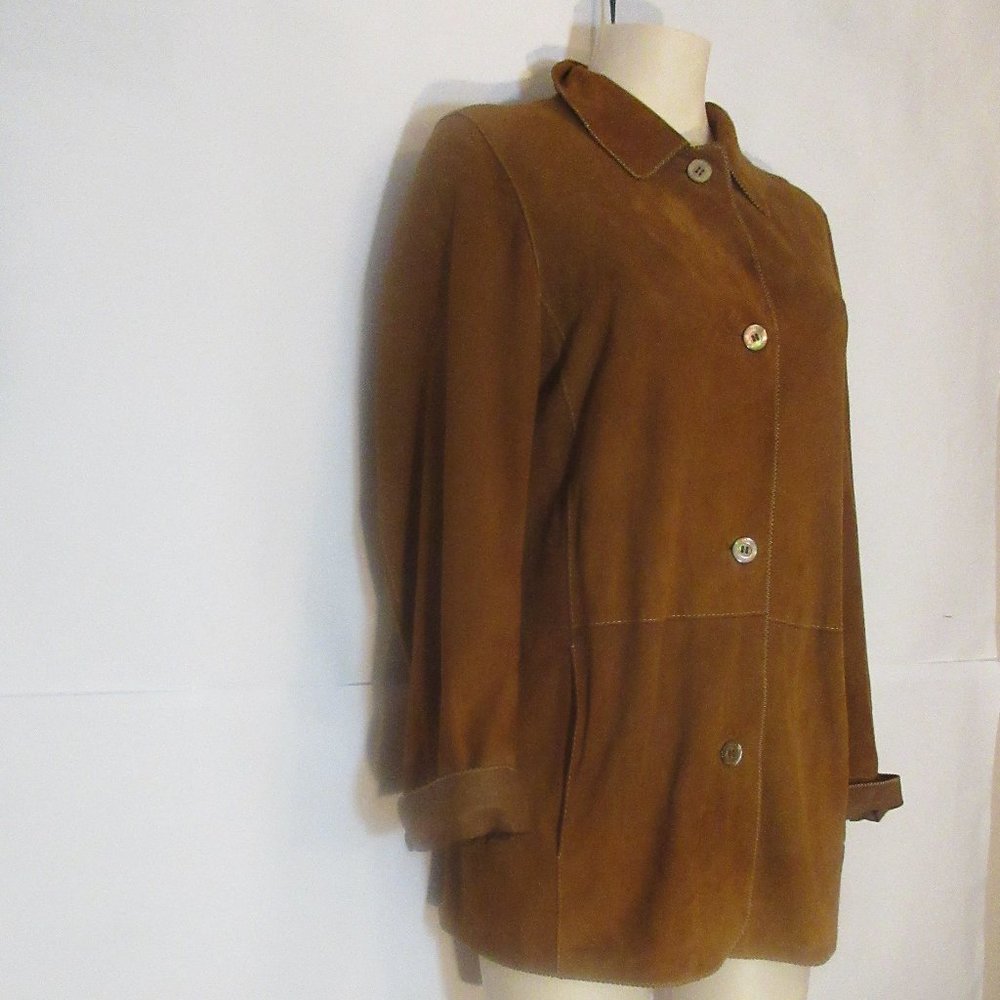 Christ German  Suede Light Brown Classic  Jacket size 36/Medium